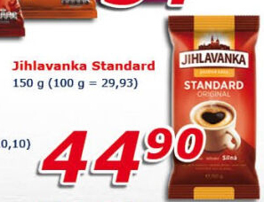Mletá káva Standard Jihlavanka