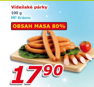 Párky vídeňské Krásno