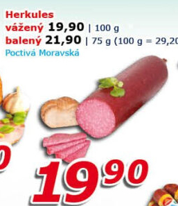 Salám Herkules Poctivá Moravská