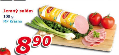 Salám jemný Krásno