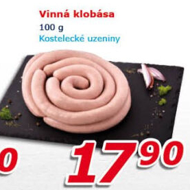 Vinná klobása Kostelecké uzeniny