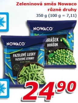 Zelenina mražená Nowaco