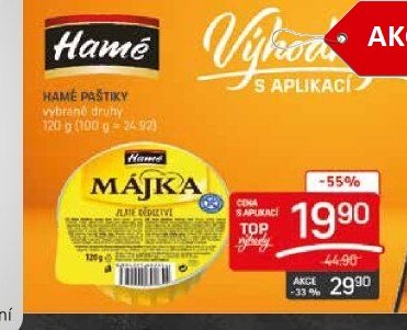 HAMÉ PAŠTIKY vybrané druhy