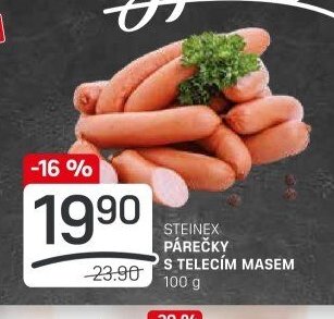 STEINEX PÁREČKY S TELECÍM MASEM