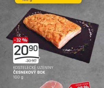 KOSTELECKÉ UZENINY ČESNEKOVÝ BOK