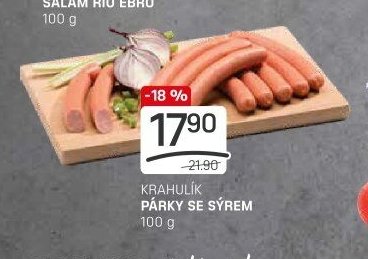 KRAHULÍK PÁRKY SE SÝREM