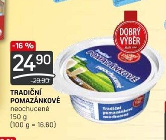 Tradiční pomazánkové neochucené