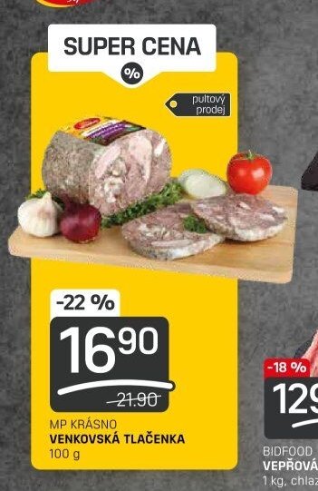 MP KRÁSNO VENKOVSKÁ TLAČENKA
