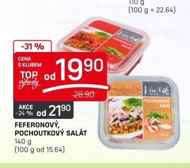 Feferonový, pochoutkový salát