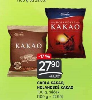 Carla kakao, holandské kakao