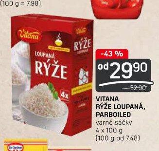 Vitana rýže loupaná parboiled 4 x 100 g