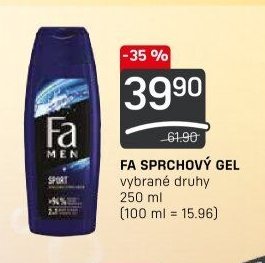 FA SPRCHOVÝ GEL 250 ml