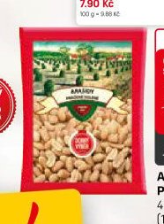Arašídy pražené solené 80 g