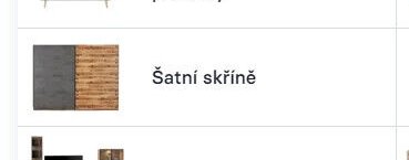 Šatní skříně