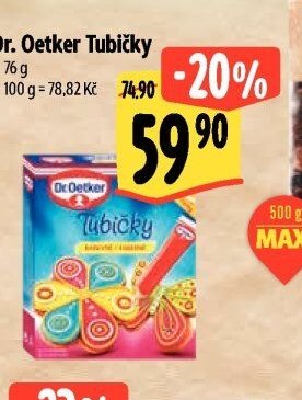 Dr. Oetker Tubičky