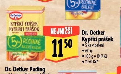 Dr. Oetker Kypřicí prášek