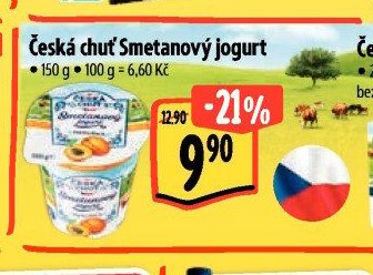 Česká chuť Smetanový jogurt