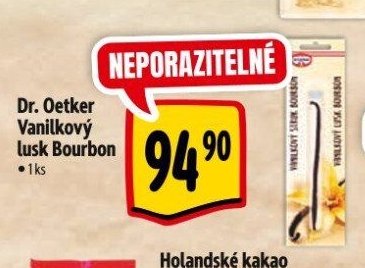 Dr. Oetker Vanilkový lusk Bourbon