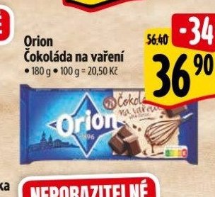 Orion Čokoláda na vaření