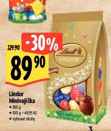 Lindor Minivajíčka