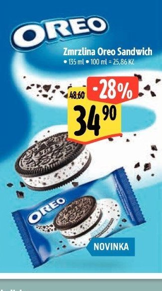 Zmrzlina Oreo Sandwich