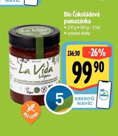 La Vida Bio Čokoládová pomazánka