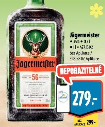 Bylinný likér Jägermeister
