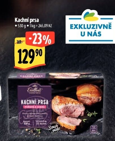 Kachní prsa Sous vide Albert Excellent