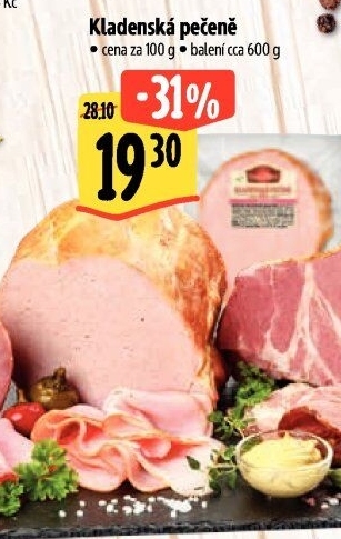 Kladenská pečeně Albertovo uzenářství