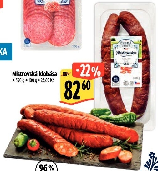 Klobása Mistrovská Česká Chuť