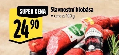 Klobása slavnostní