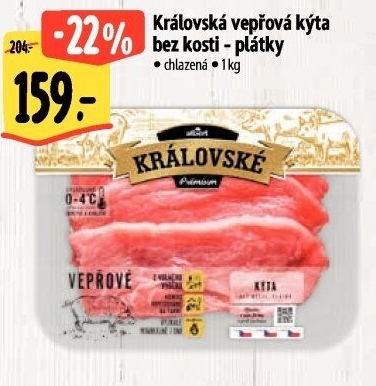 Královská vepřová kýta bez kosti Albert