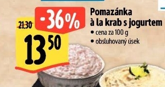 Pomazánka a la krab s jogurtem