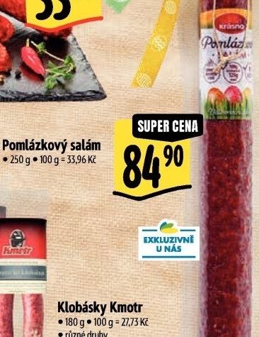 Pomlázkový salám Krásno