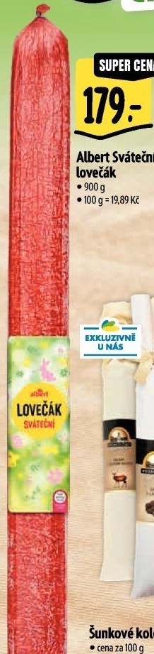 Salám Sváteční lovečák Albert