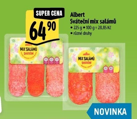 Salám sváteční mix Albert