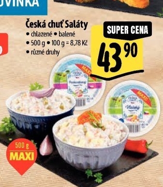 Saláty Česká chuť