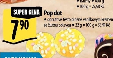 Sladké pečivo Pop Dots