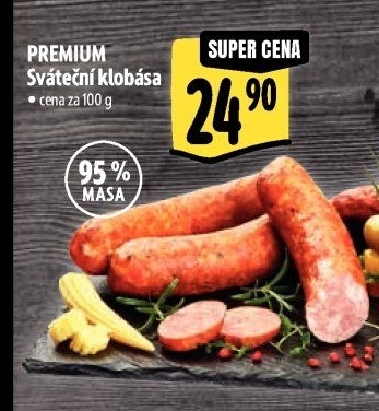Sváteční klobása Premium Albertovo Uzenářství