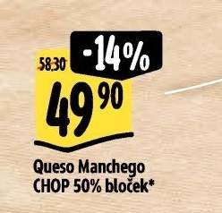 Sýr Manchego Queso CHOP 50%