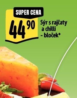 Sýr s rajčaty a chilli