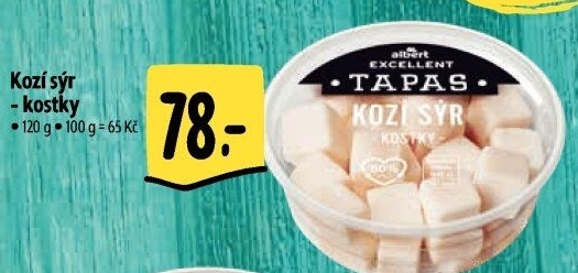 Tapas Kozí sýr Albert Excellent