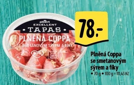 Tapas plněné Coppa Albert Excellent