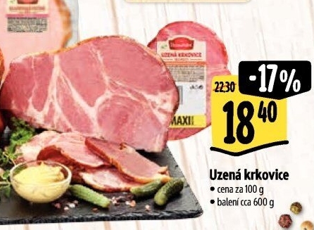 Uzená krkovice Albertovo uzenářství