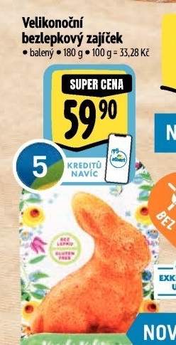 Velikonoční zajic bez lepku