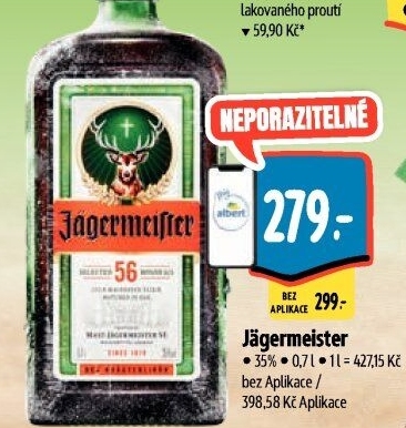 Bylinný likér Jägermeister