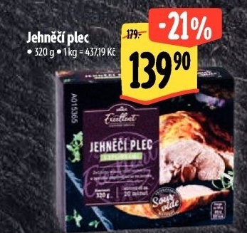 Jehněčí plec Sous vide Albert Excellent