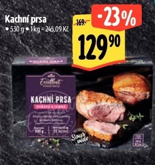 Kachní prsa Sous vide Albert Excellent