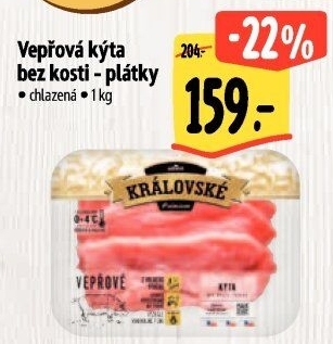 Královská vepřová kýta bez kosti Albert