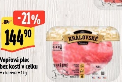 Královská vepřová plec bez kosti Premium Albert